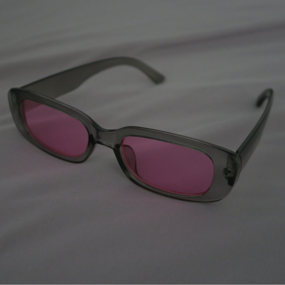 Pink Lens Sunglasses
